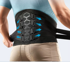 Orthèse dorsale confortable pour douleurs lombaires