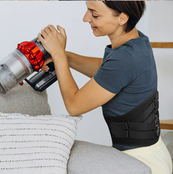 Orthèse dorsale confortable pour douleurs lombaires