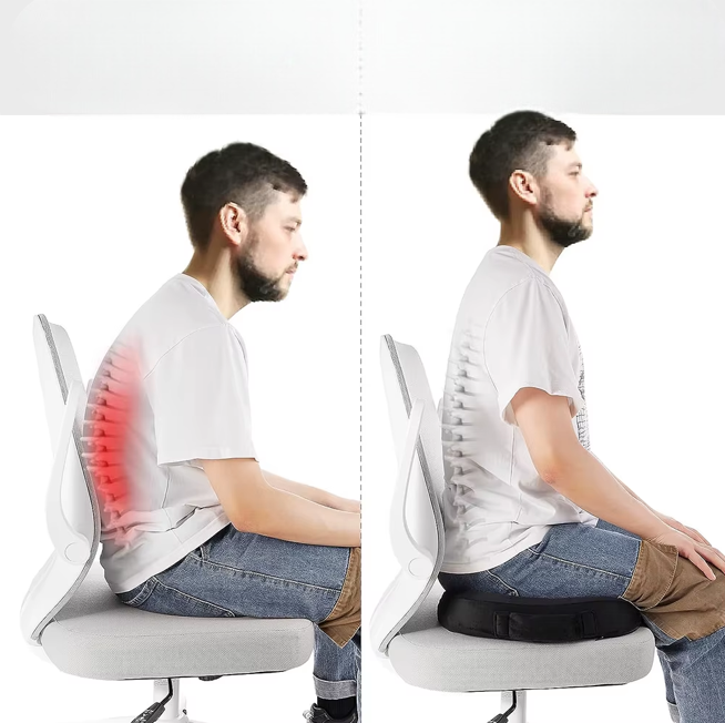 Coussin de siège avec soutien dorsal