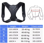 Ceinture correctrice de Posture réglable pour le dos