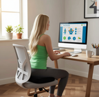 Coussin de siège ergonomique avec soutien dorsal